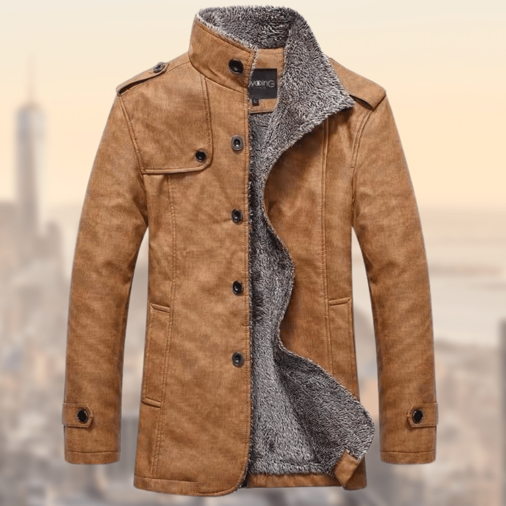 Geknöpfte Winterjacke für Männer