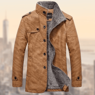 Geknöpfte Winterjacke für Männer
