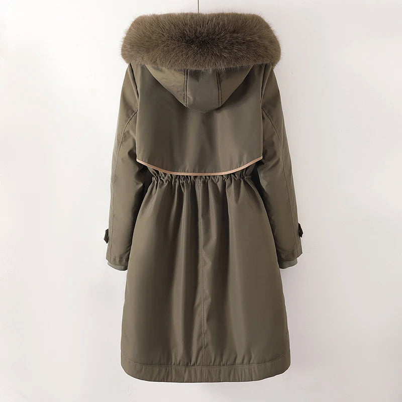 Katrin | Gemütliche jacke mit Kapuze für den Winter