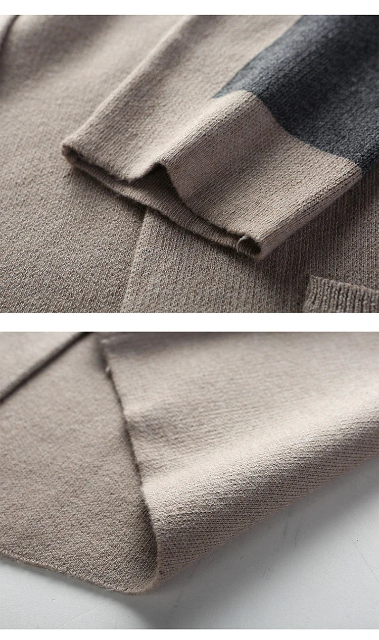 Klassische Strickjacke mit Taschen für Männer