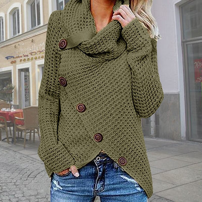 Klasse Winter-Strickjacke für Frauen