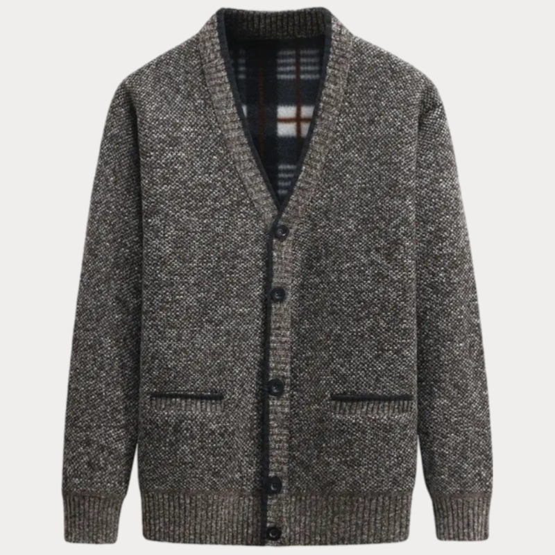 Strickjacke mit V-Ausschnitt für Herren