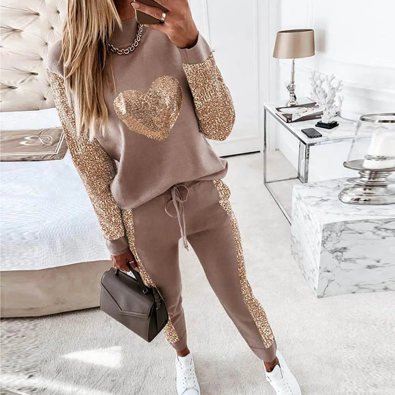 Set aus Pullover und Hose für Frauen