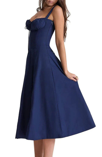 Midikleid ohne Ärmel Rosea