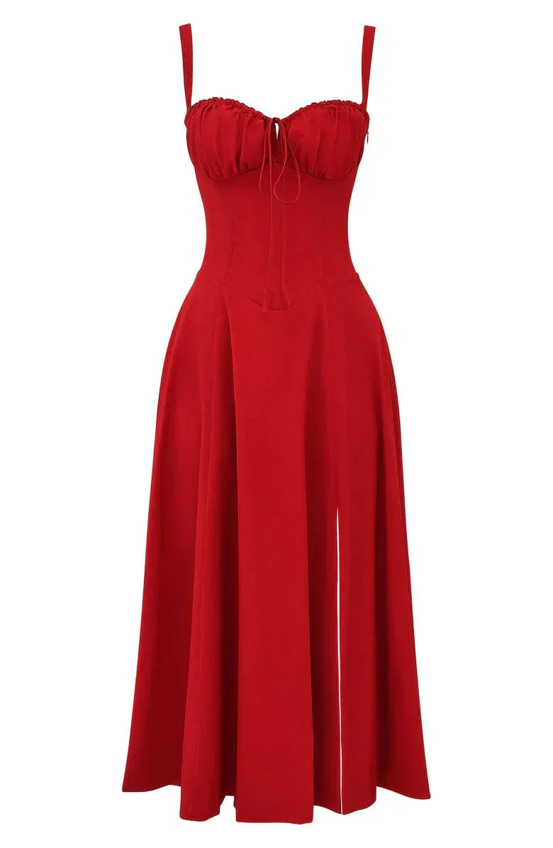 Midikleid ohne Ärmel Rosea
