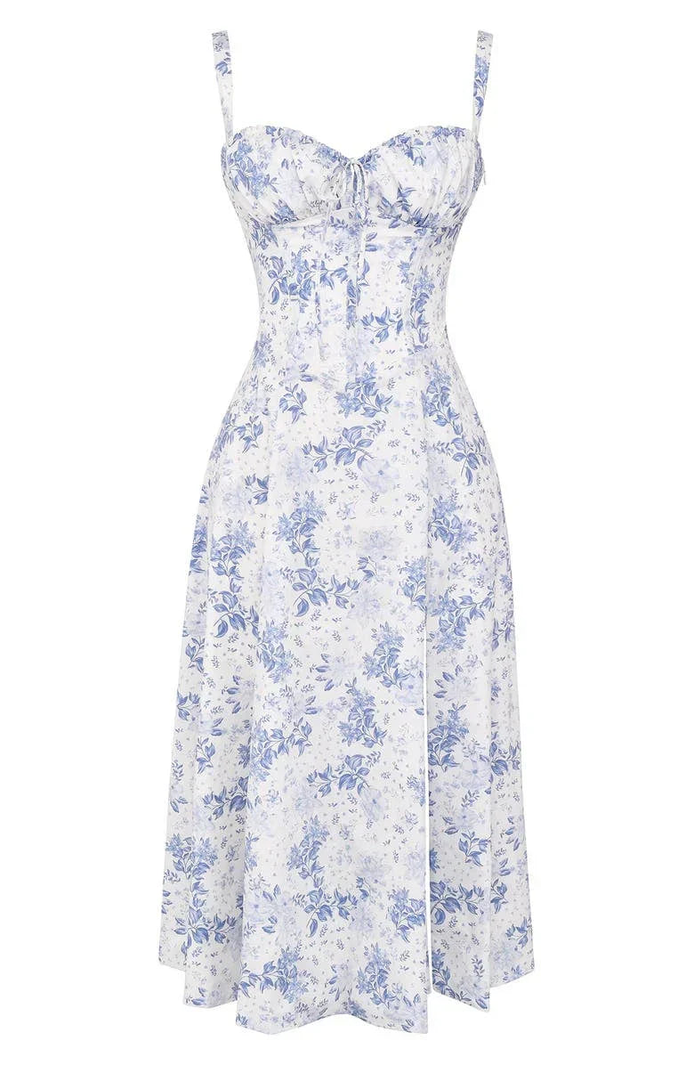Midikleid ohne Ärmel Rosea