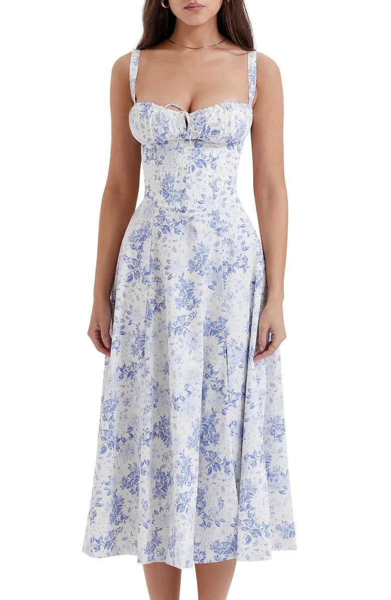 Midikleid ohne Ärmel Rosea