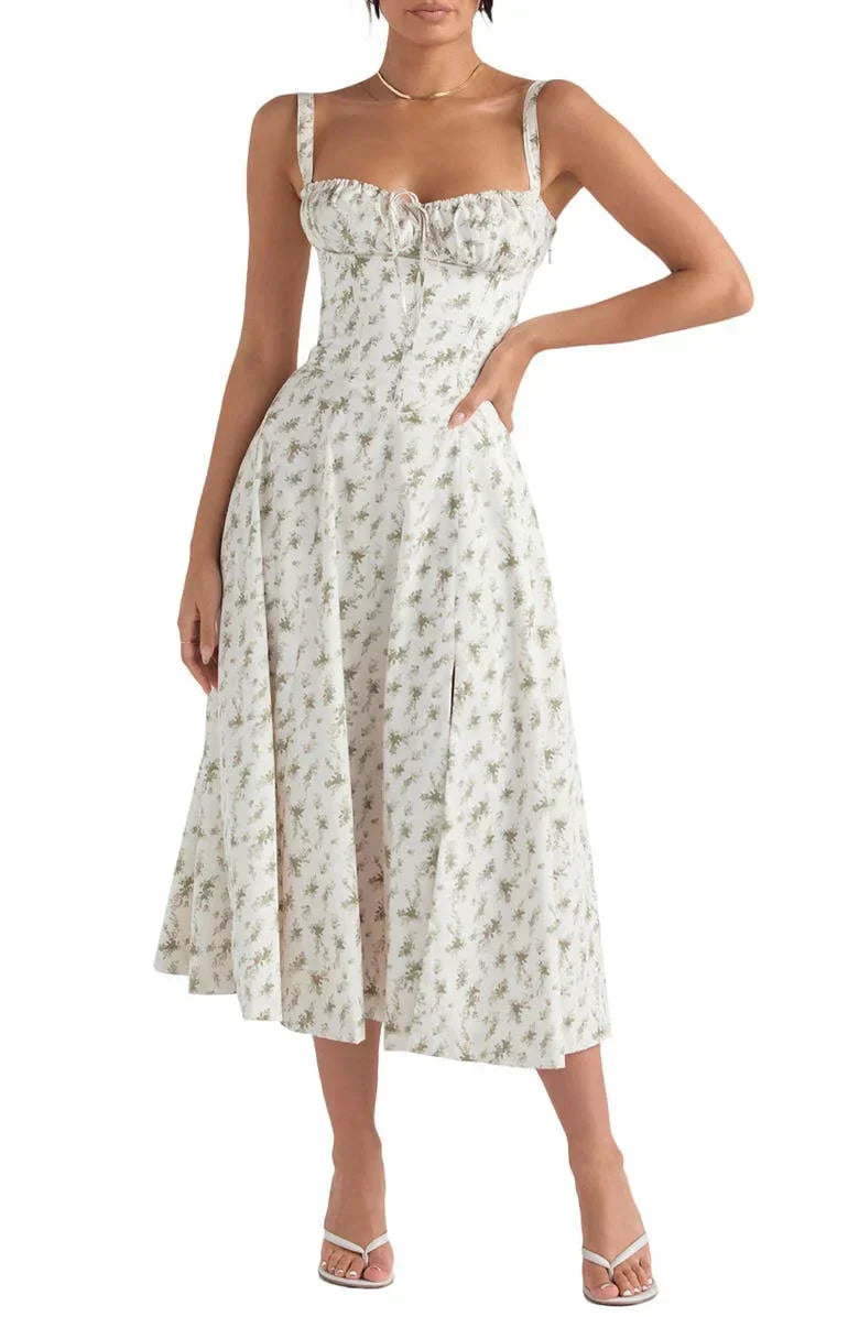 Midikleid ohne Ärmel Rosea