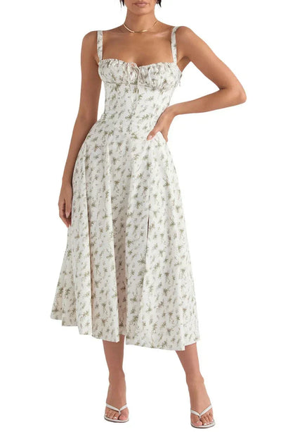 Midikleid ohne Ärmel Rosea