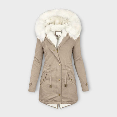 Ivanelle – Winterjacke mit Fellkapuze