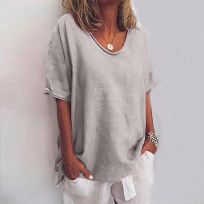 Julia | Lässiges Rundhals T Shirt