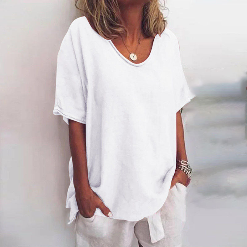 Julia | Lässiges Rundhals T Shirt