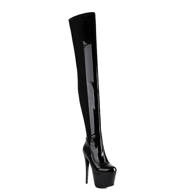 Karolin | Hohe Overknee Stiefel
