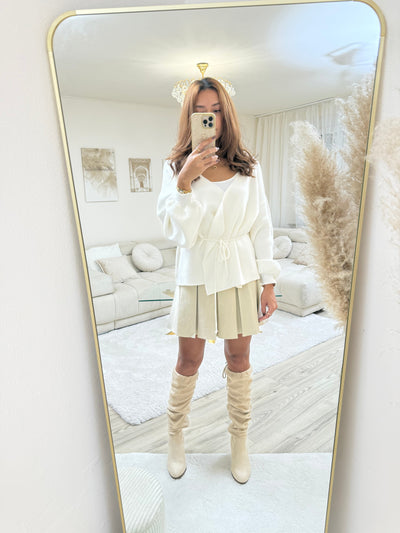 Wickel-Cardigan Kurz