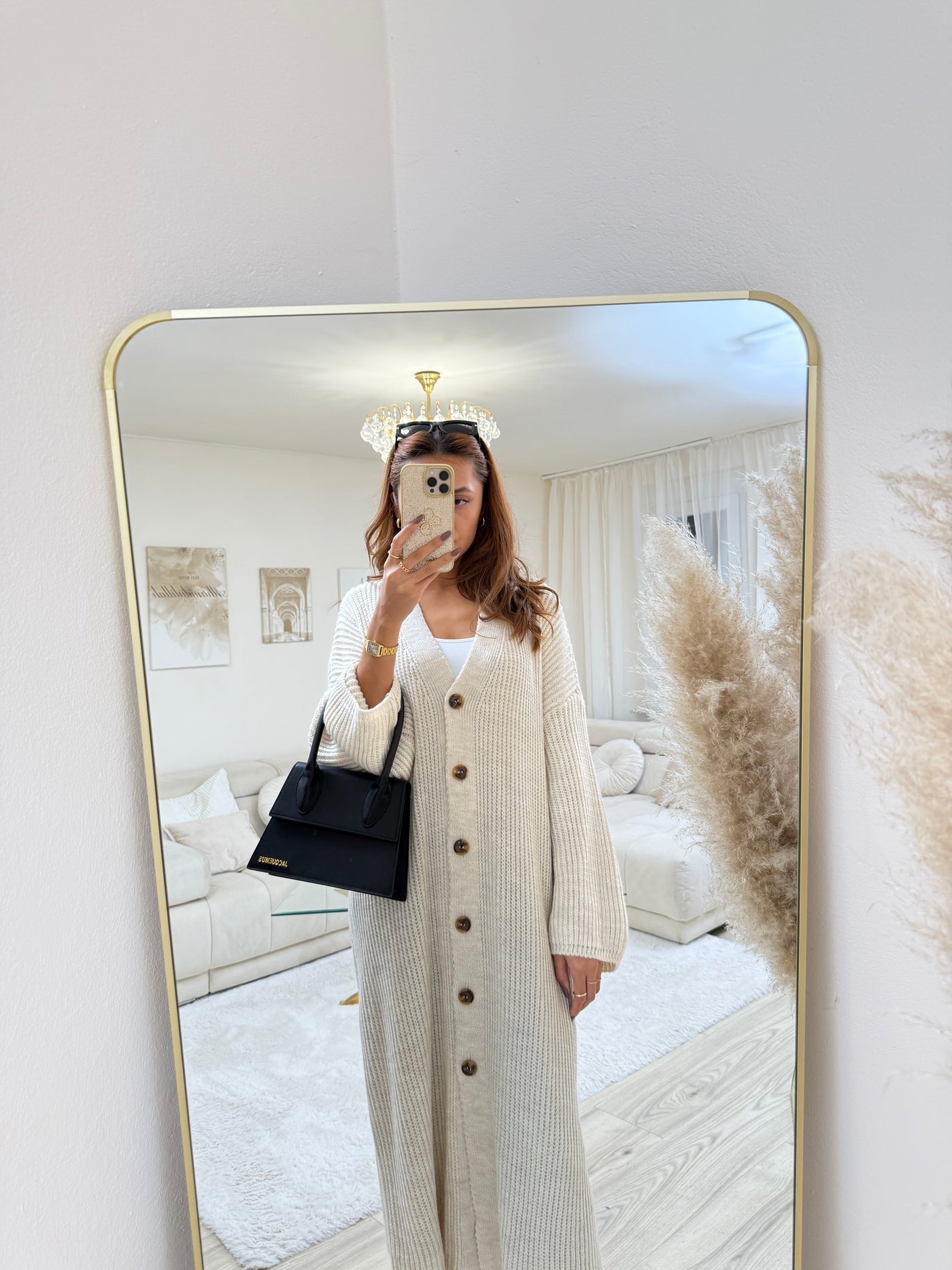 Strickkleid zum Knöpfen