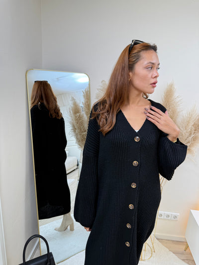 Strickkleid zum Knöpfen