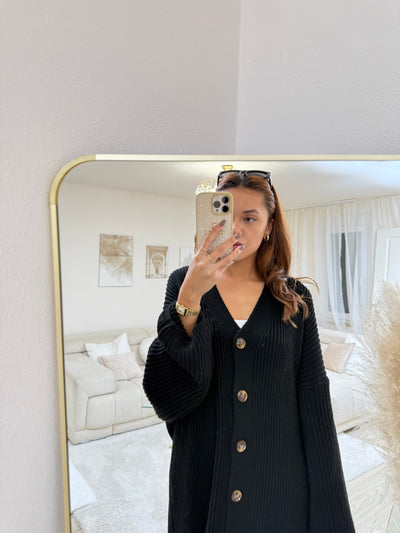 Strickkleid zum Knöpfen