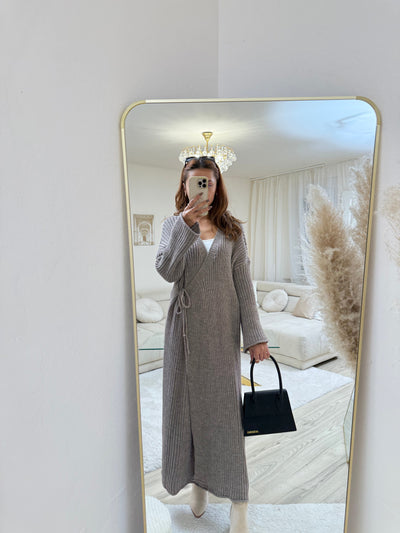 Strickkleid in Wickeloptik