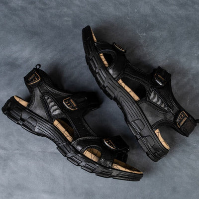 Outdoor-Ledersandalen für Herren