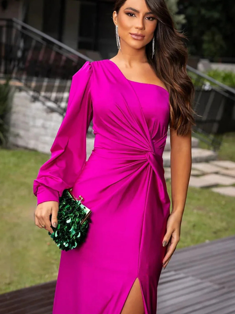 ANNA SATINNIGHT MAXIKLEID