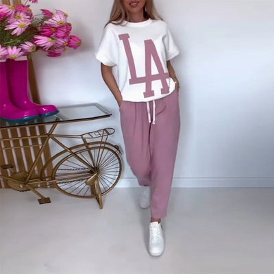 Setze Casual Letter Print Sports