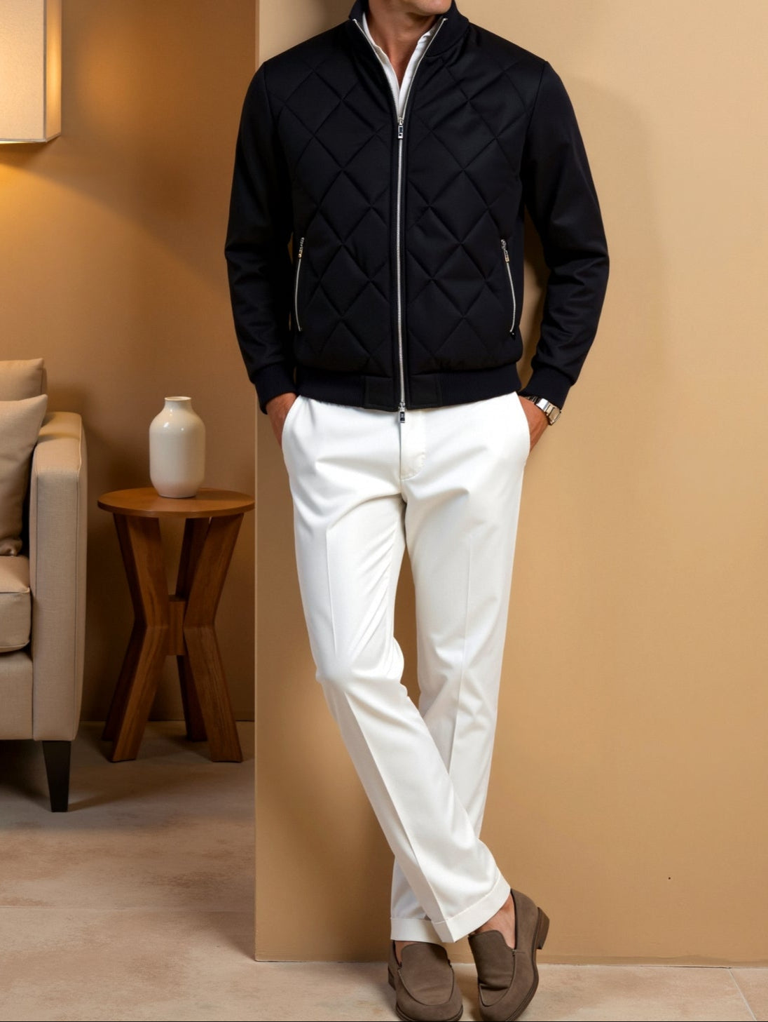 Jonas | Klassische Winter Steppjacke