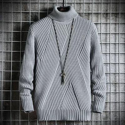 Warmer Rollkragenpullover für Herren
