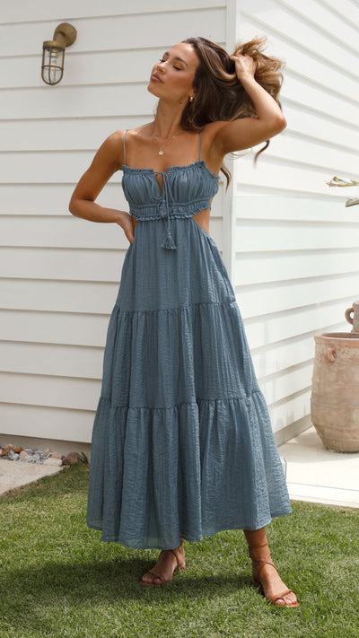 Ada - Midi-Kleid mit Trägern