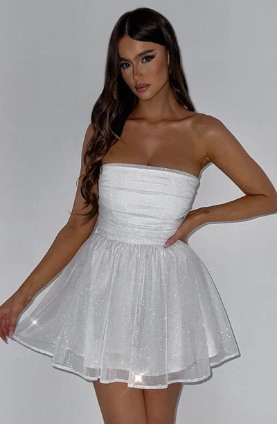 Daniela | Festliches Bustier Mini Kleid