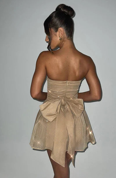 Daniela | Festliches Bustier Mini Kleid