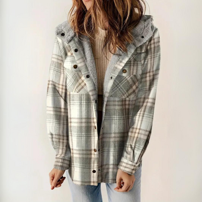 Karierte Jacke für Damen