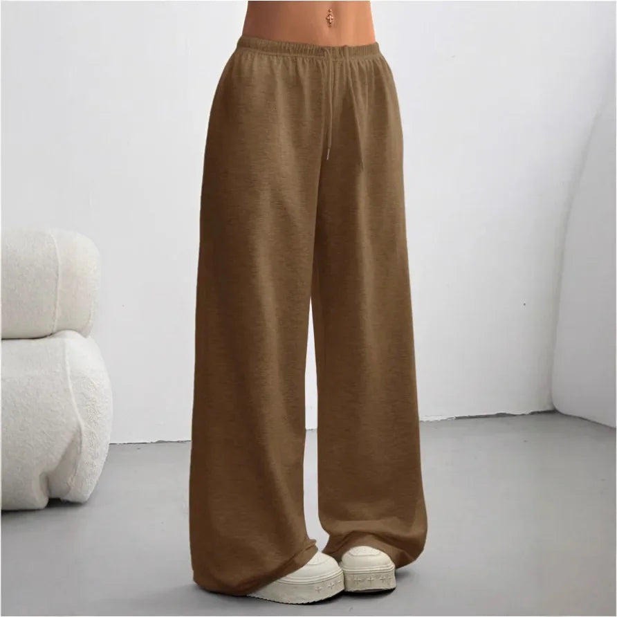 Lila | Casual Einfarbige Jogginghose