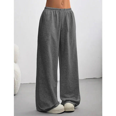 Lila | Casual Einfarbige Jogginghose