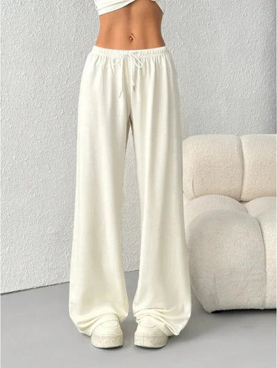 Lila | Casual Einfarbige Jogginghose