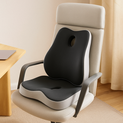 Lumora | Ergonomisches Memory Foam-Lendenstützkissen