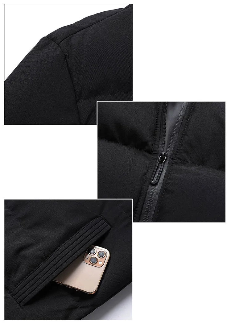 Gefütterte Winterjacke für Männer