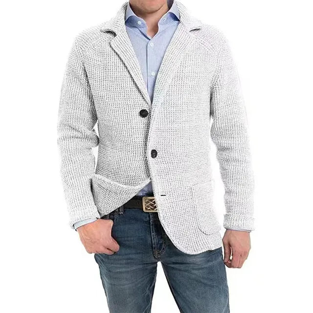 Elegante geknöpfte Jacke für Männer