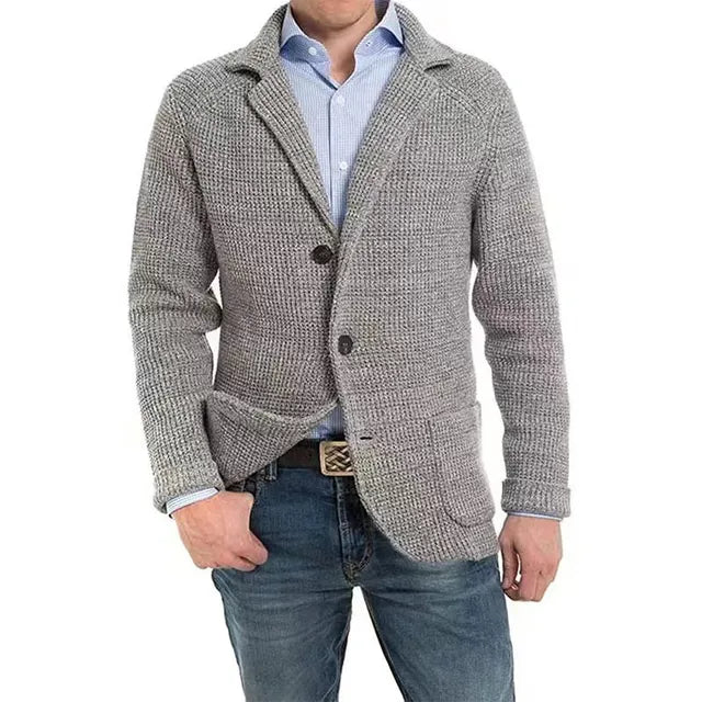 Elegante geknöpfte Jacke für Männer