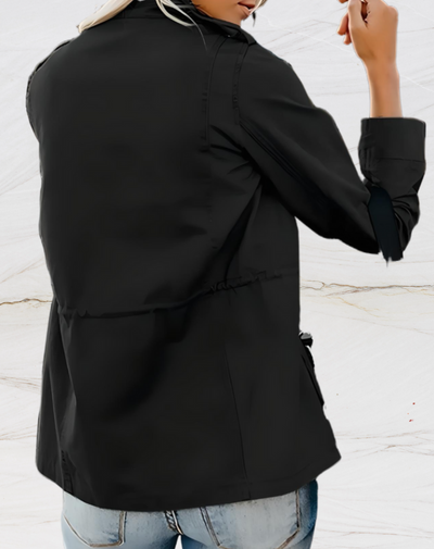 Jacke mit Reissverschluss und Taschen für Frauen