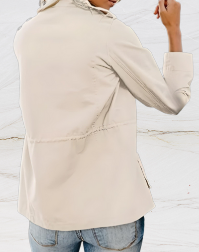 Jacke mit Reissverschluss und Taschen für Frauen