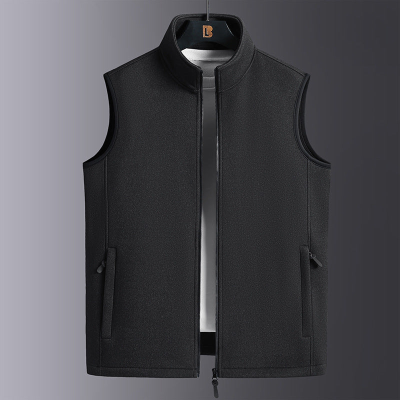 Modischer Fleece-Weste mit Pflanzenmuster – Warm gefüttert und vielseitig tragbar