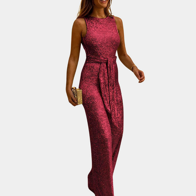 Monica | Glitzernder Sommer-Jumpsuit