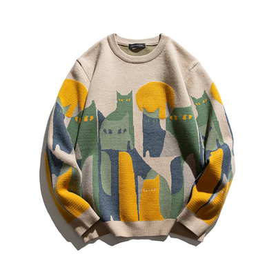 Alex | Unisex Katze Pullover