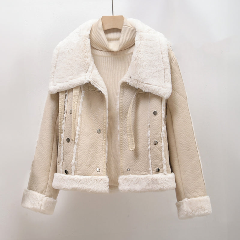 Stylische Lederjacke für Damen