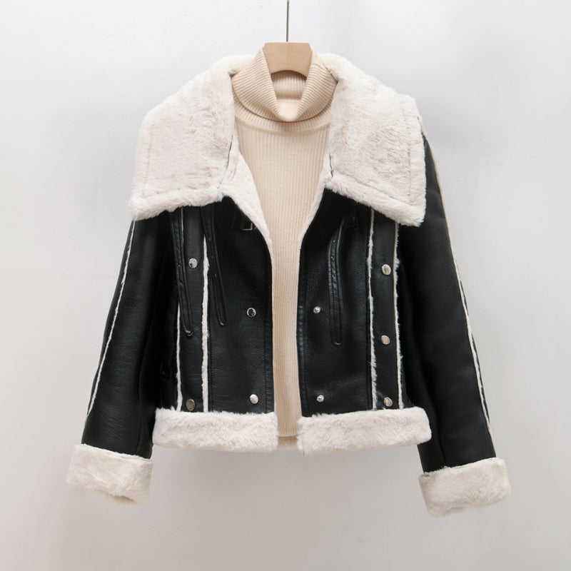Stylische Lederjacke für Damen