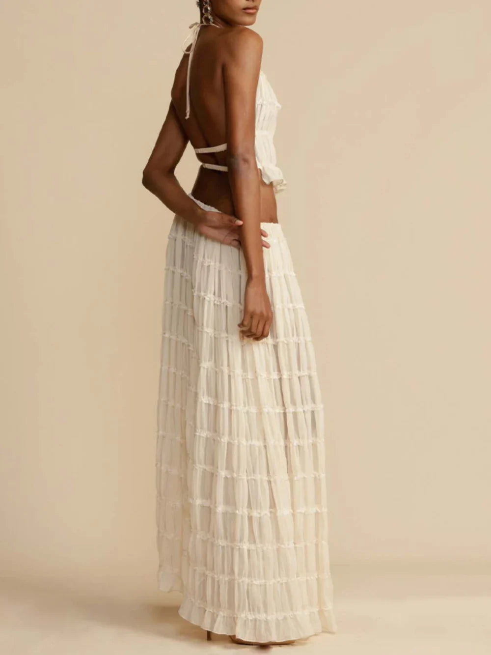 JACQUELINE - SET AUS TOP UND LANGEM ROCK