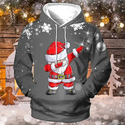 Weihnachtspullover mit Kapuze für Herren