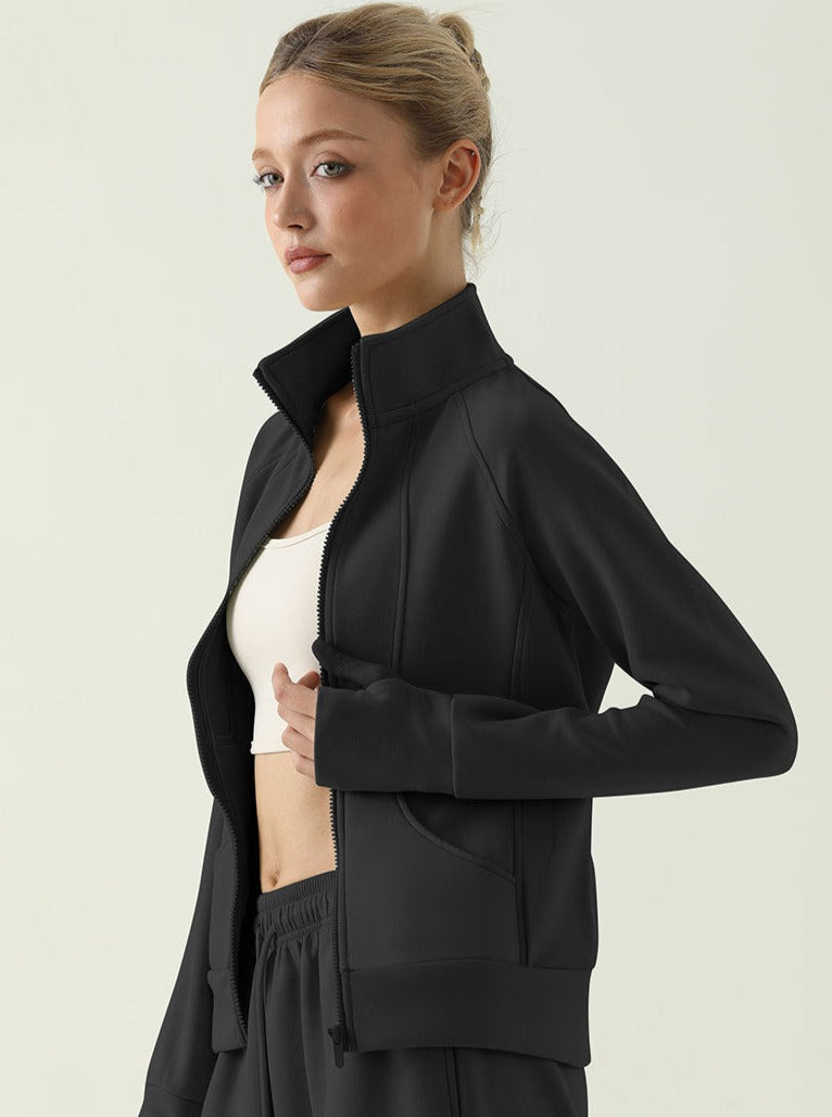 Mira | Sportliche Zip-Jacke mit Stehkragen