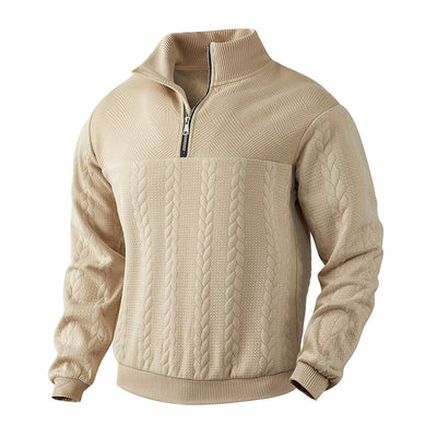 Pullover mit Viertelreißverschluss für Männer