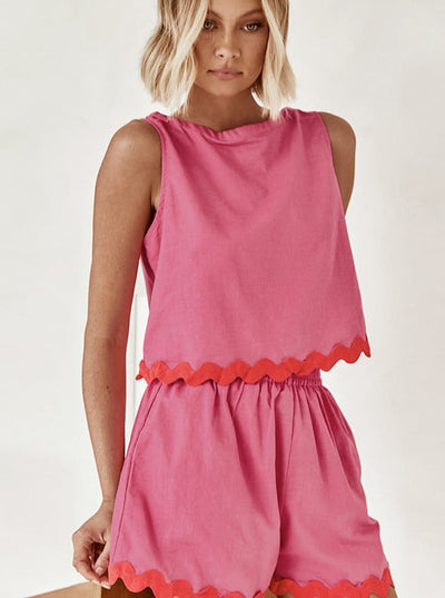 Odelia | Lässiges Tank-Top & Shorts-Set